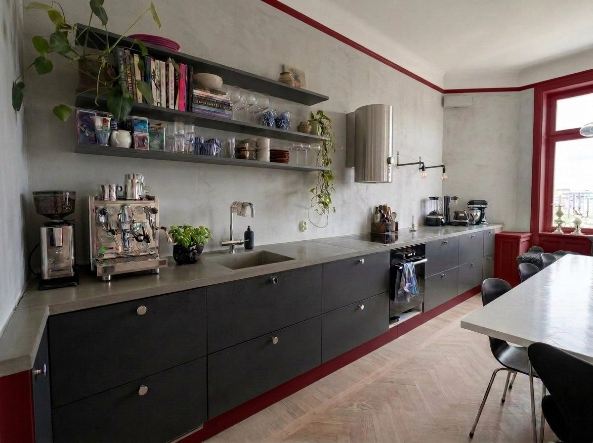 Minimalism Kitchen design — interior photo by GenRoom AI