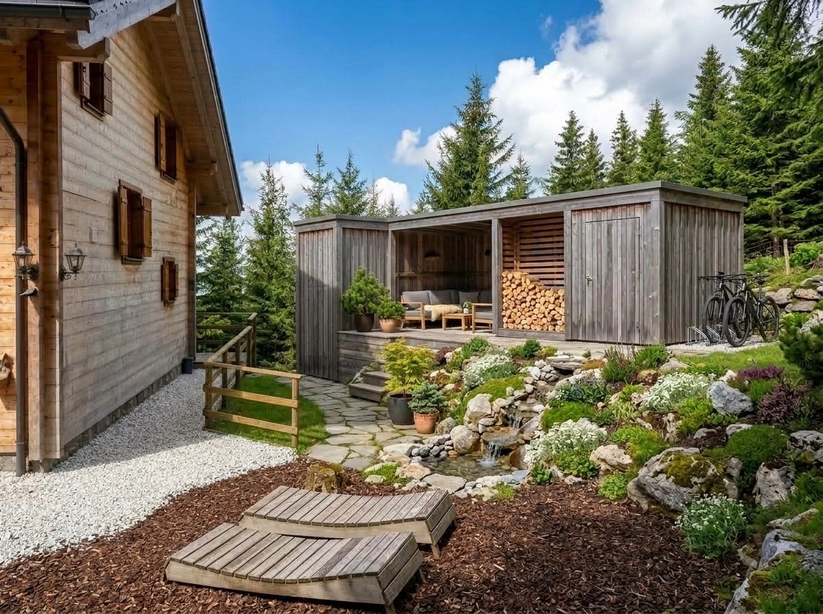 Landscape design in Alpine Garden style — Yard by GenRoom AI