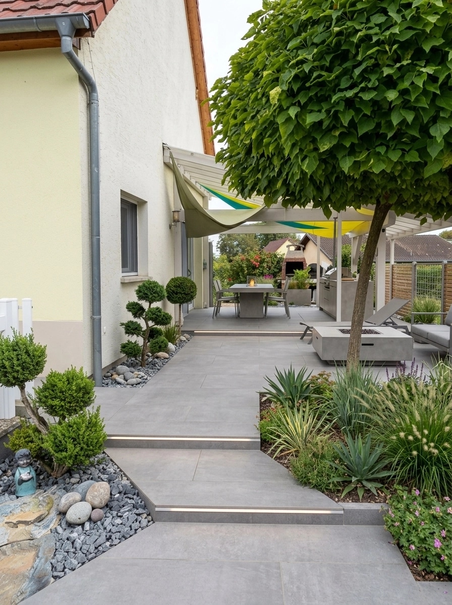 Contemporary Yard Yard design — yard photo by GenRoom AI