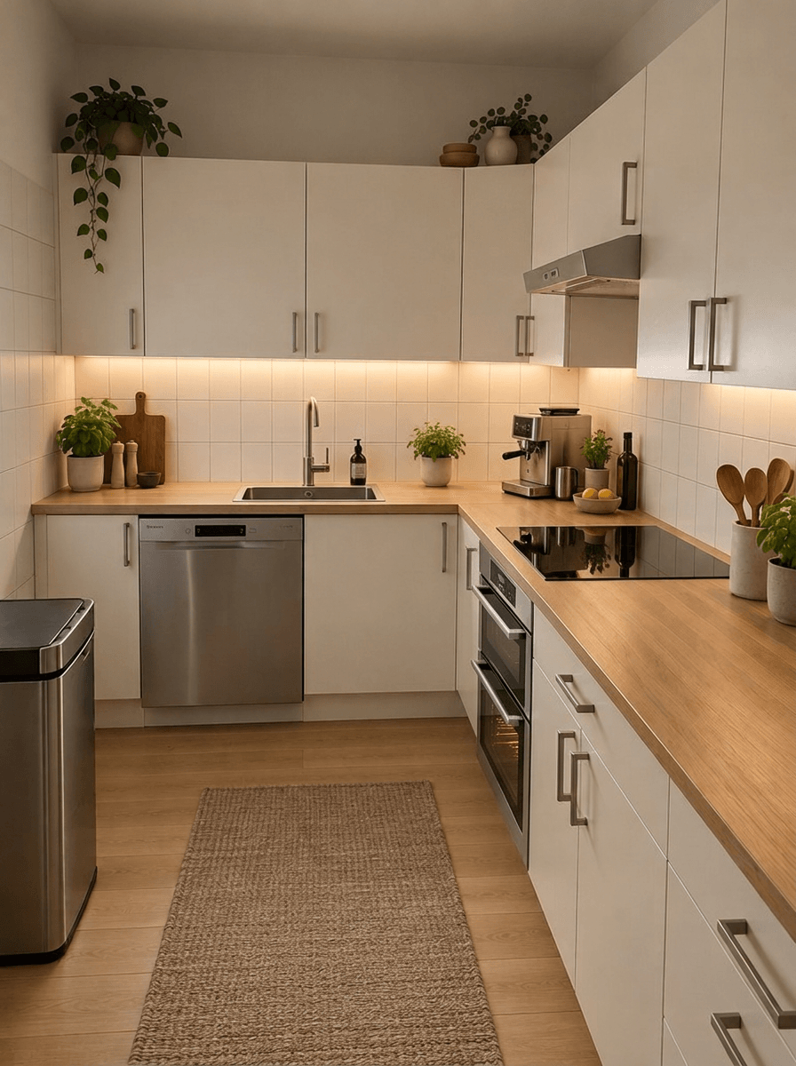 Minimalism Kitchen design — interior photo by GenRoom AI