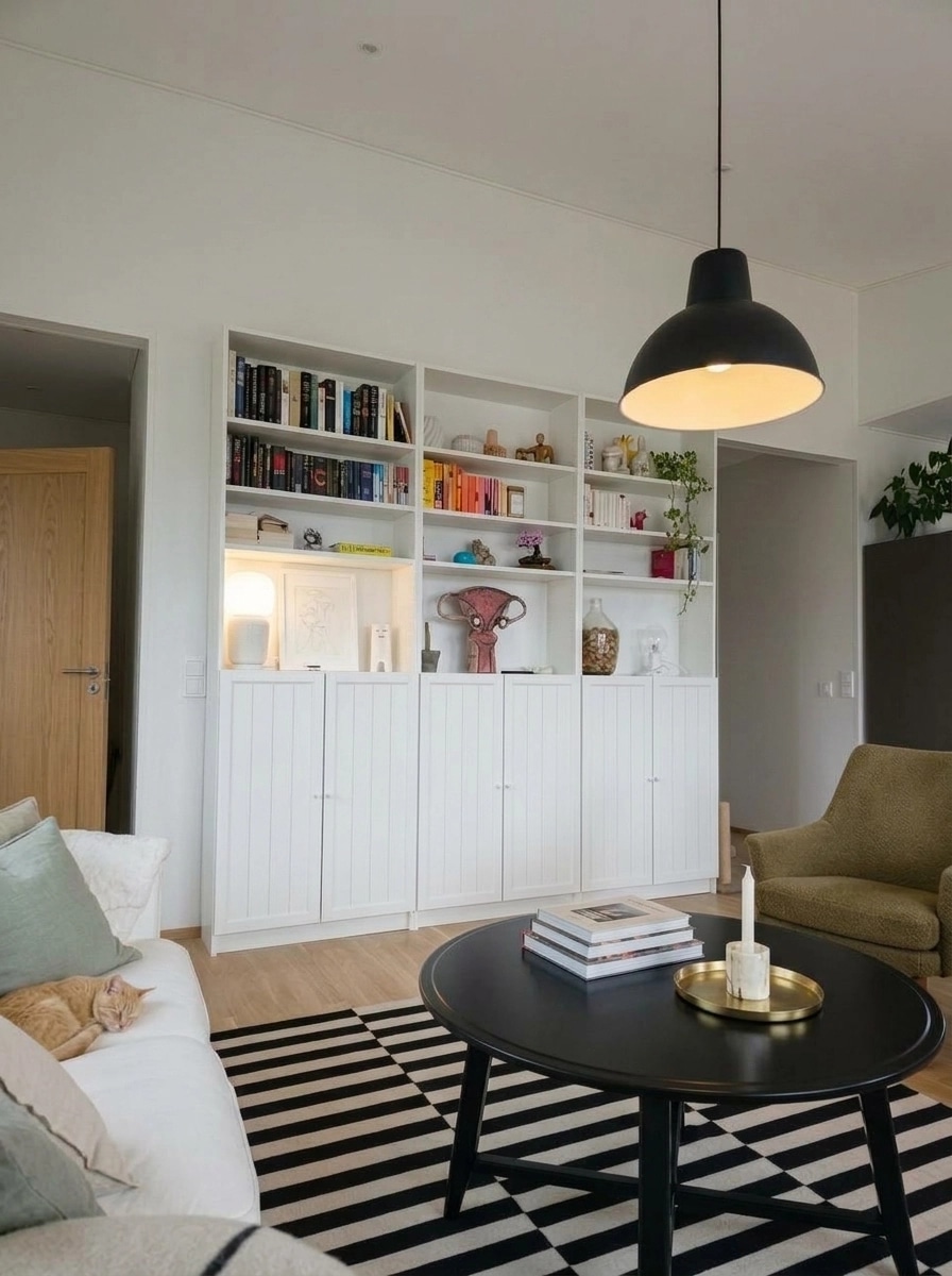 Interior design in Scandinavian style — Living Room by GenRoom AI
