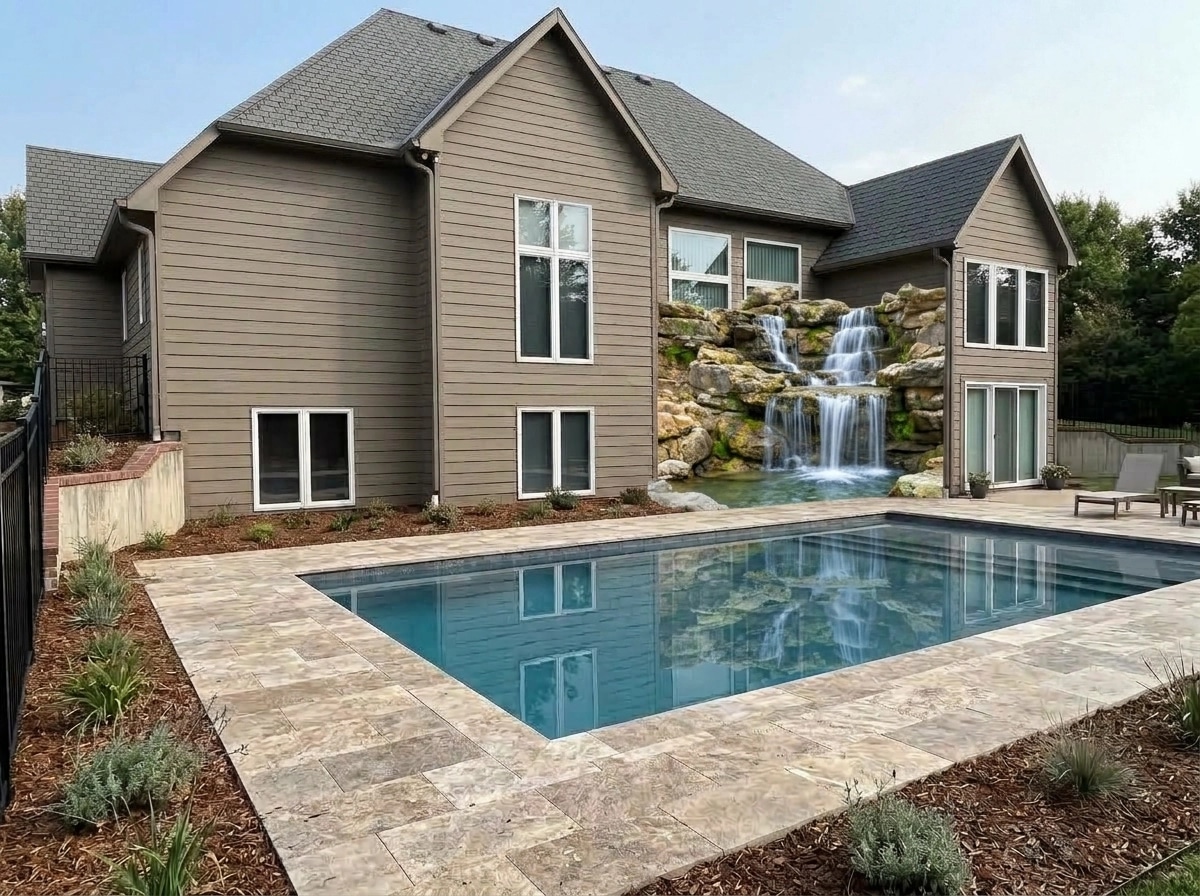 Yard design in no_style style — photo by GenRoom AI