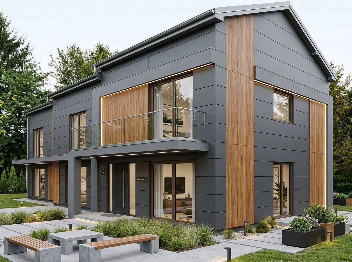 Facade design in Contemporary Facade style — Facade by GenRoom AI