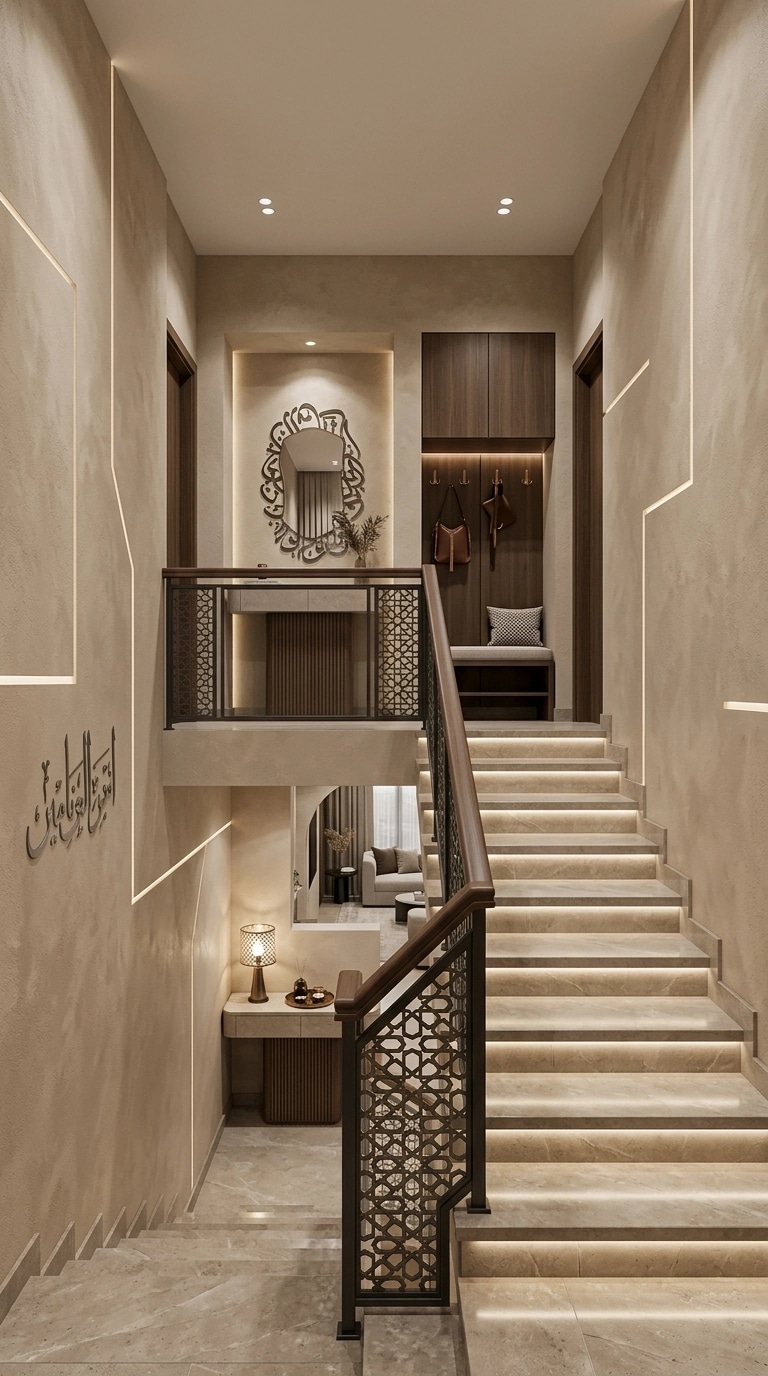 Contemporary Hallway design — interior photo by GenRoom AI