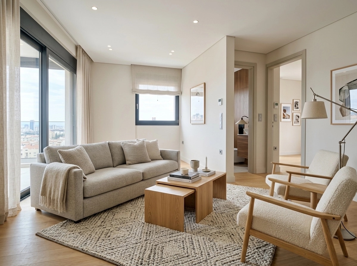 Scandinavian Living Room design — interior photo by GenRoom AI