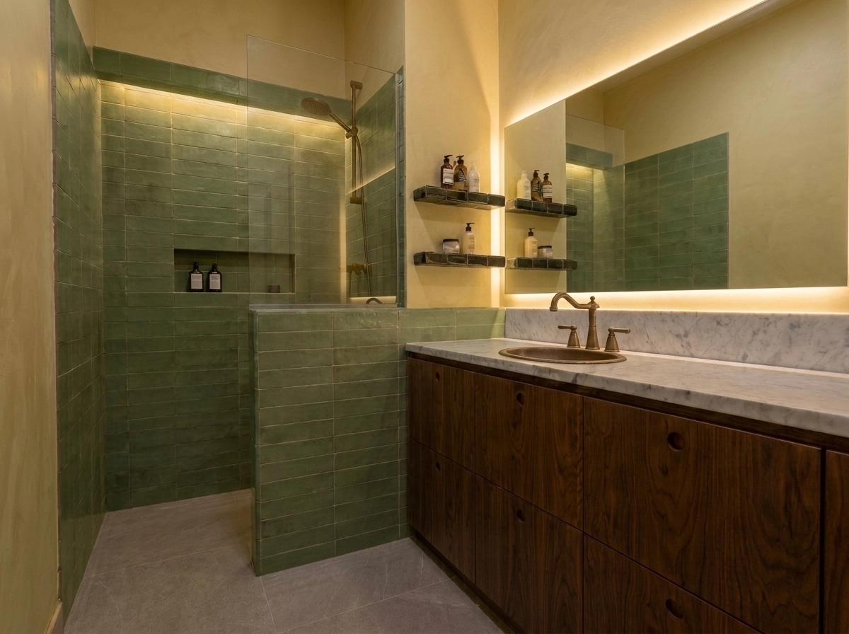 Bathroom interior in no_style style — photo by GenRoom AI