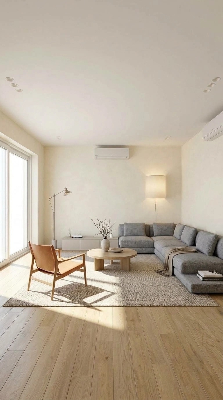 Minimalism Living Room design — interior photo by GenRoom AI