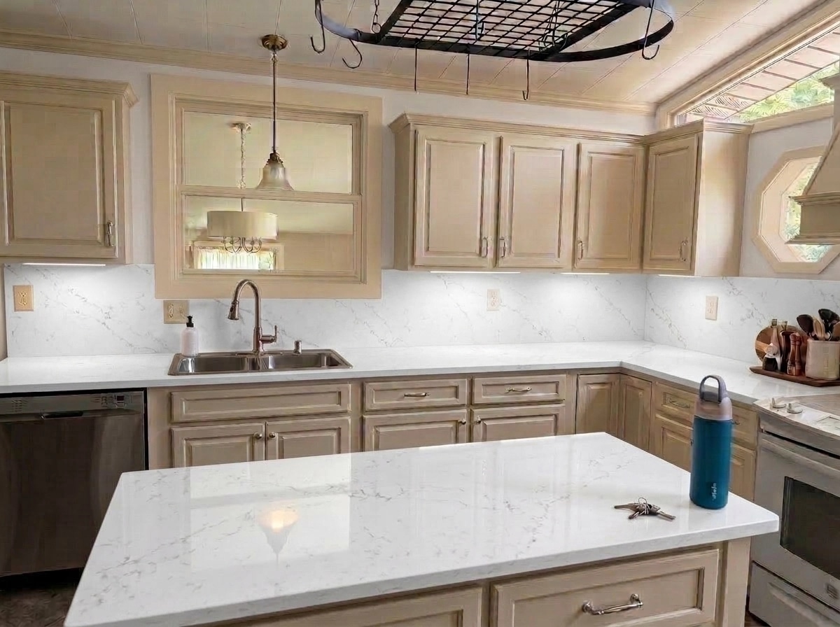 Transitional Kitchen design — interior photo by GenRoom AI