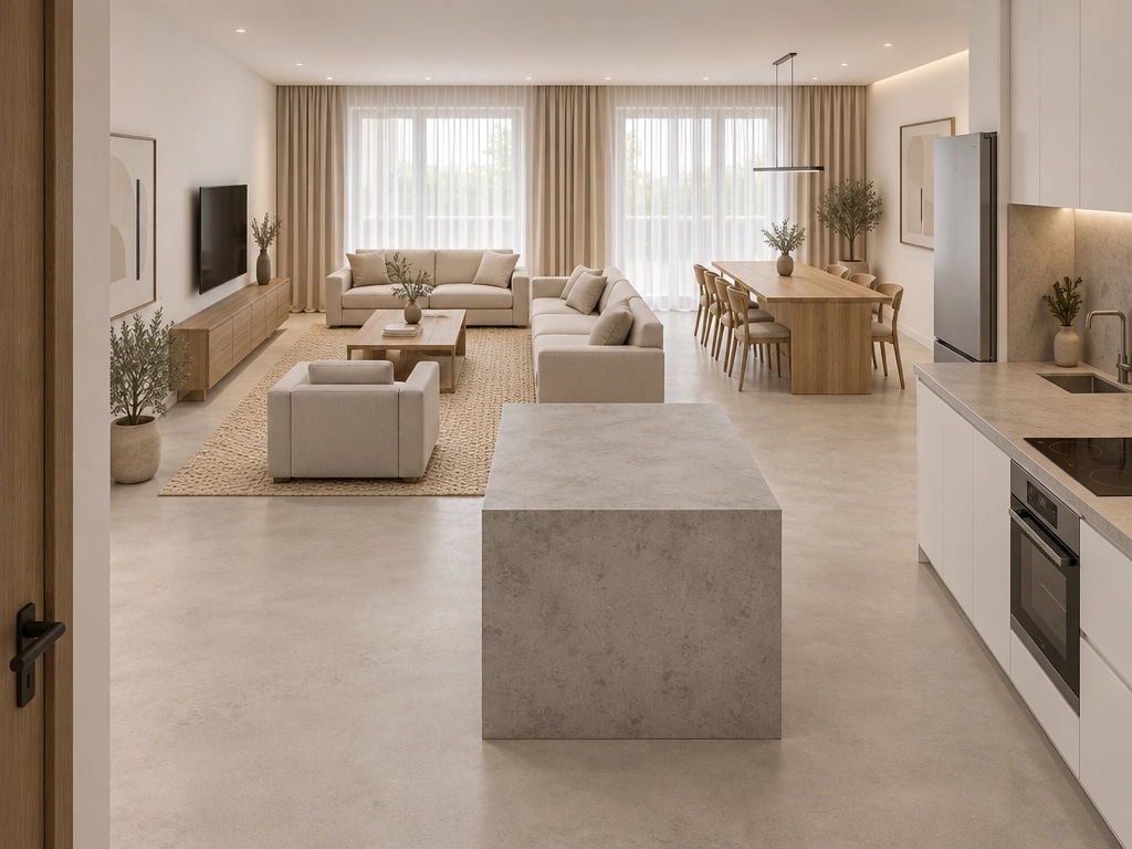 Minimalism Living Room design — interior photo by GenRoom AI
