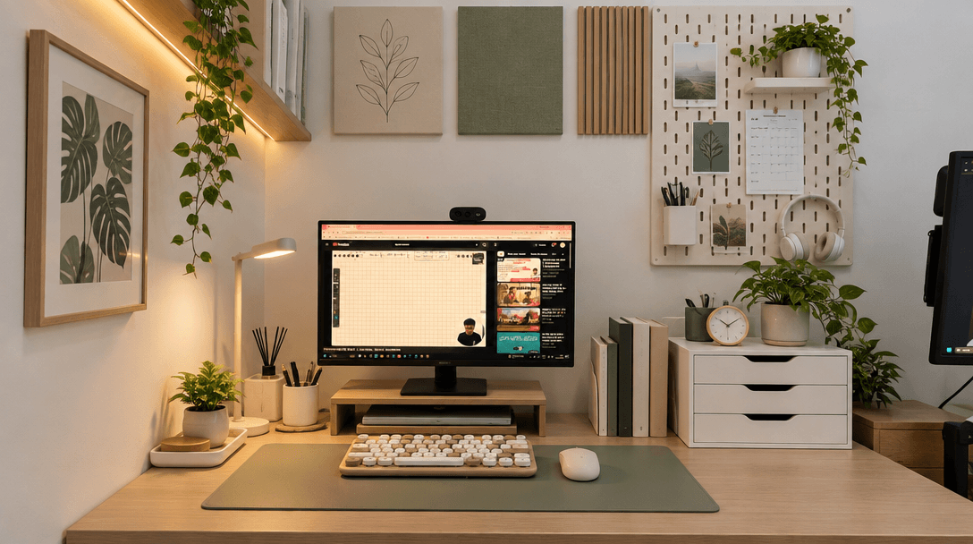 التصميم الداخلي بنمط Minimalism — home_office من GenRoom AI