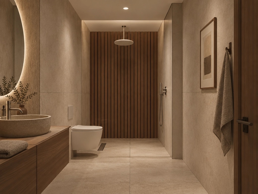 Japandi Banheiro design — interior photo by GenRoom AI