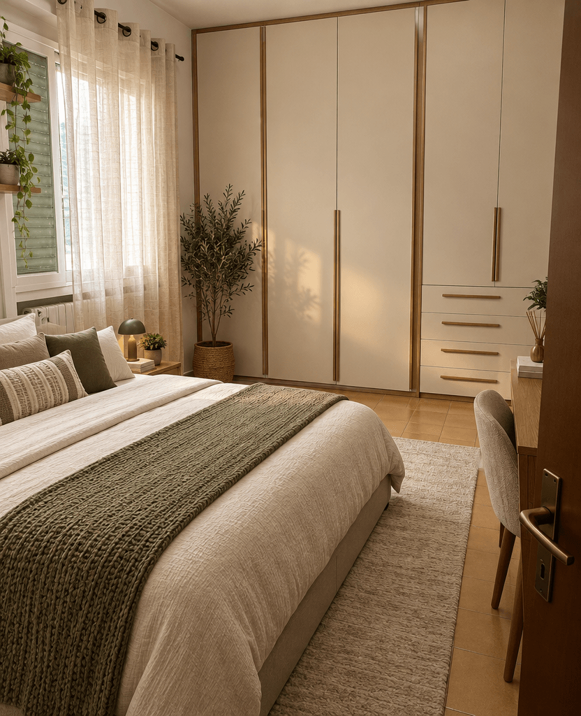 Contemporary Bedroom design — interior photo by GenRoom AI