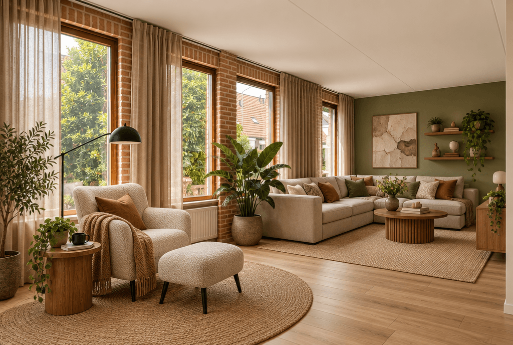 Interior design in Contemporary style — Living Room by GenRoom AI