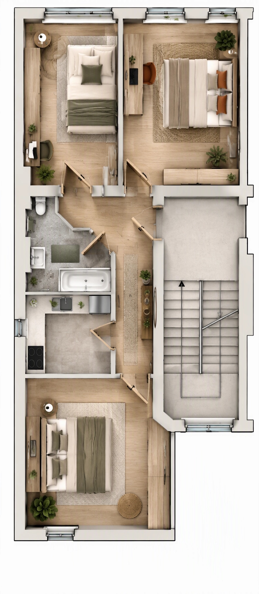 Interior design in Contemporary style — Living Room by GenRoom AI