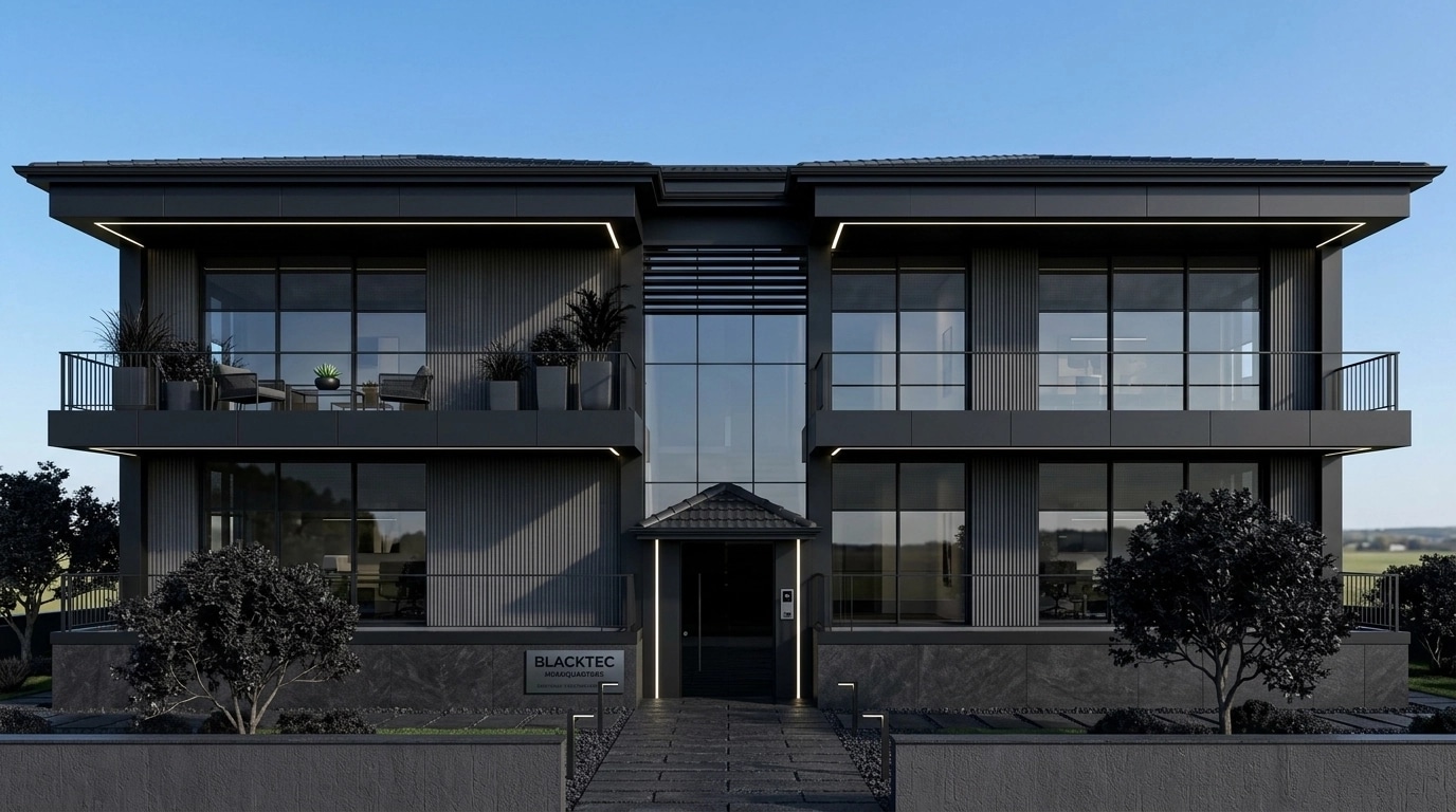 Blacktec Facade Facade design — facade photo by GenRoom AI