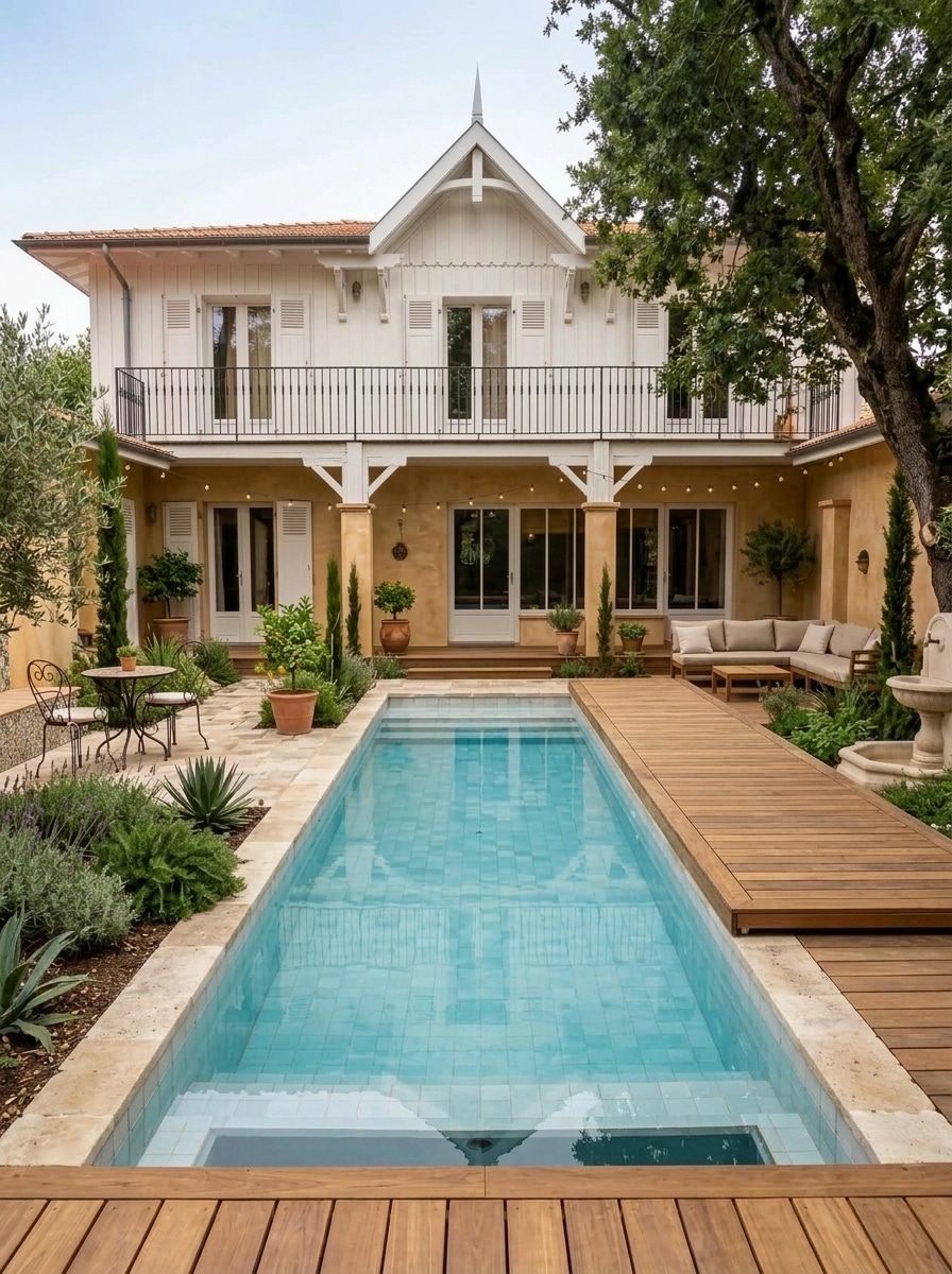 Landscape design in Mediterranean Yard style — Yard by GenRoom AI