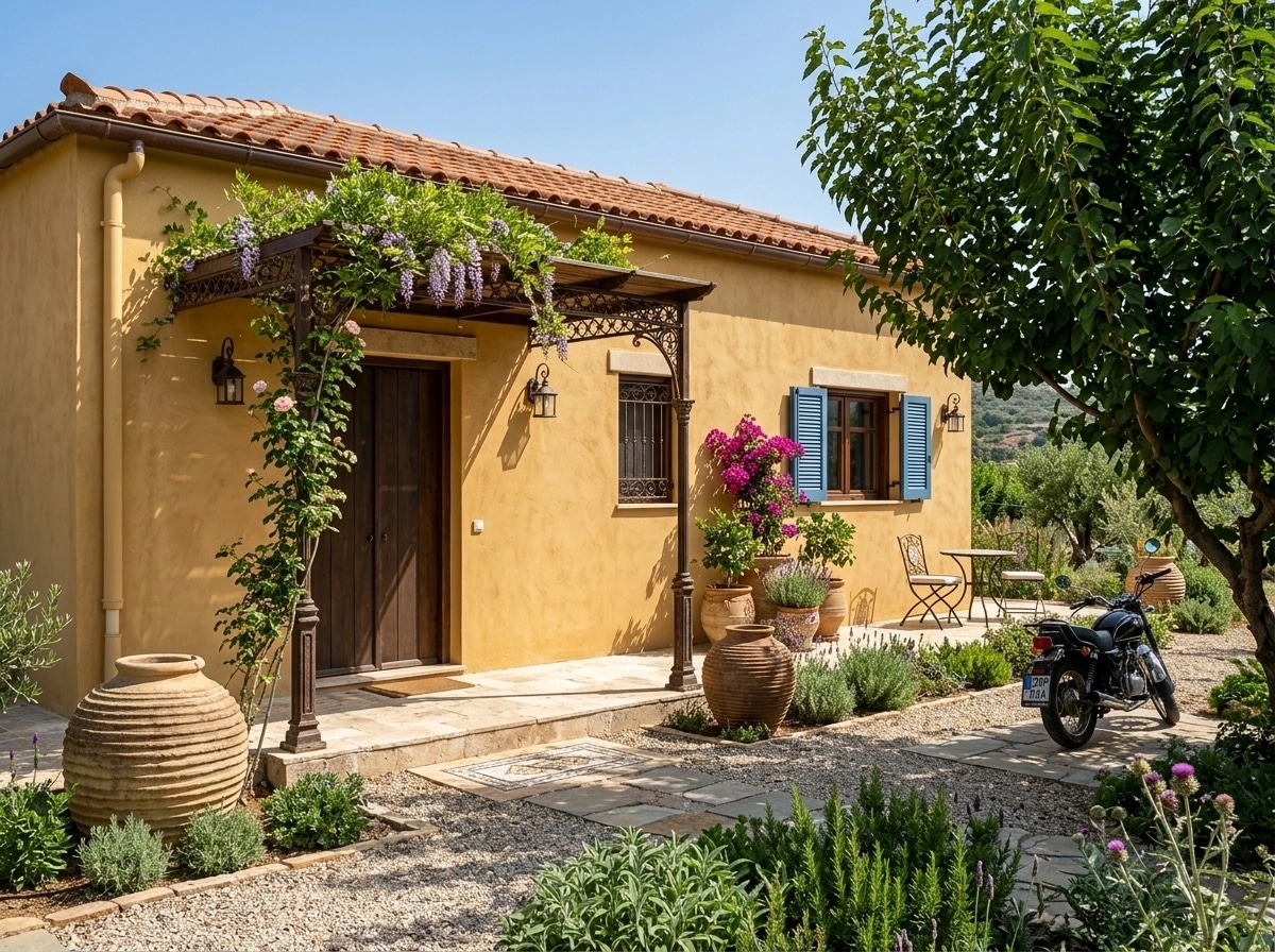 Facade design in Mediterranean Facade style — Facade by GenRoom AI