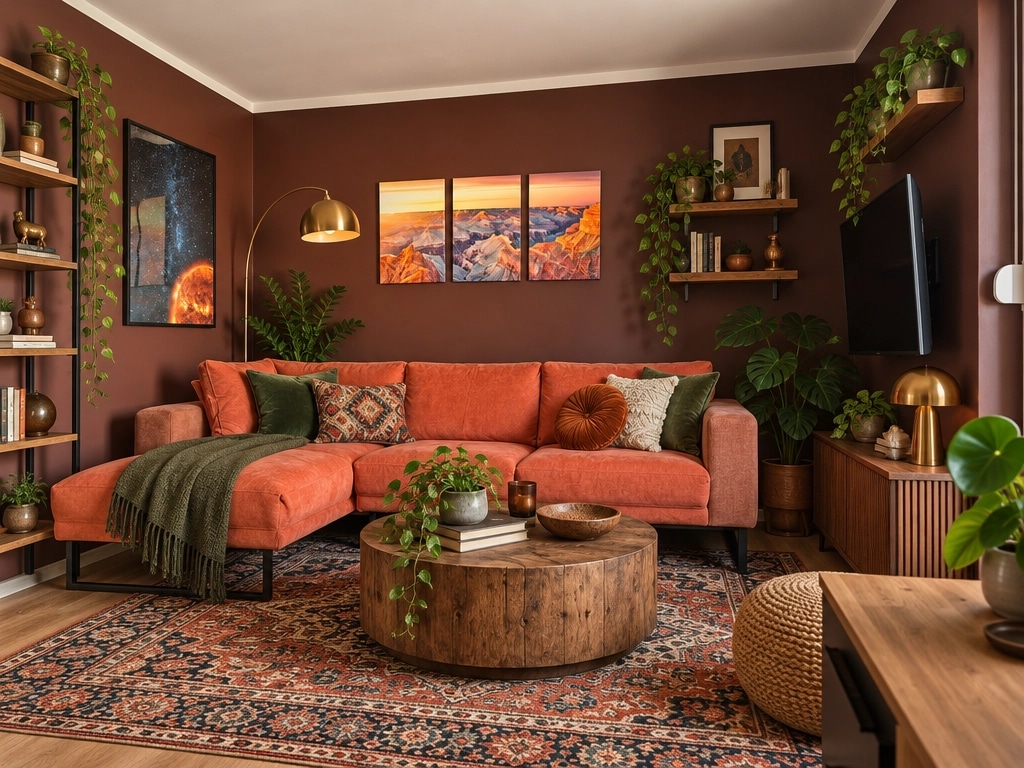 Interior design in Eclectic style — Living Room by GenRoom AI
