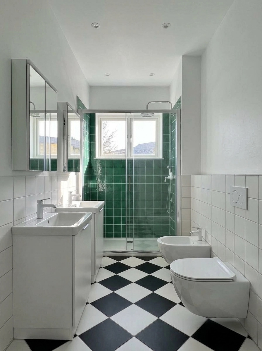 Bathroom interior in no_style style — photo by GenRoom AI