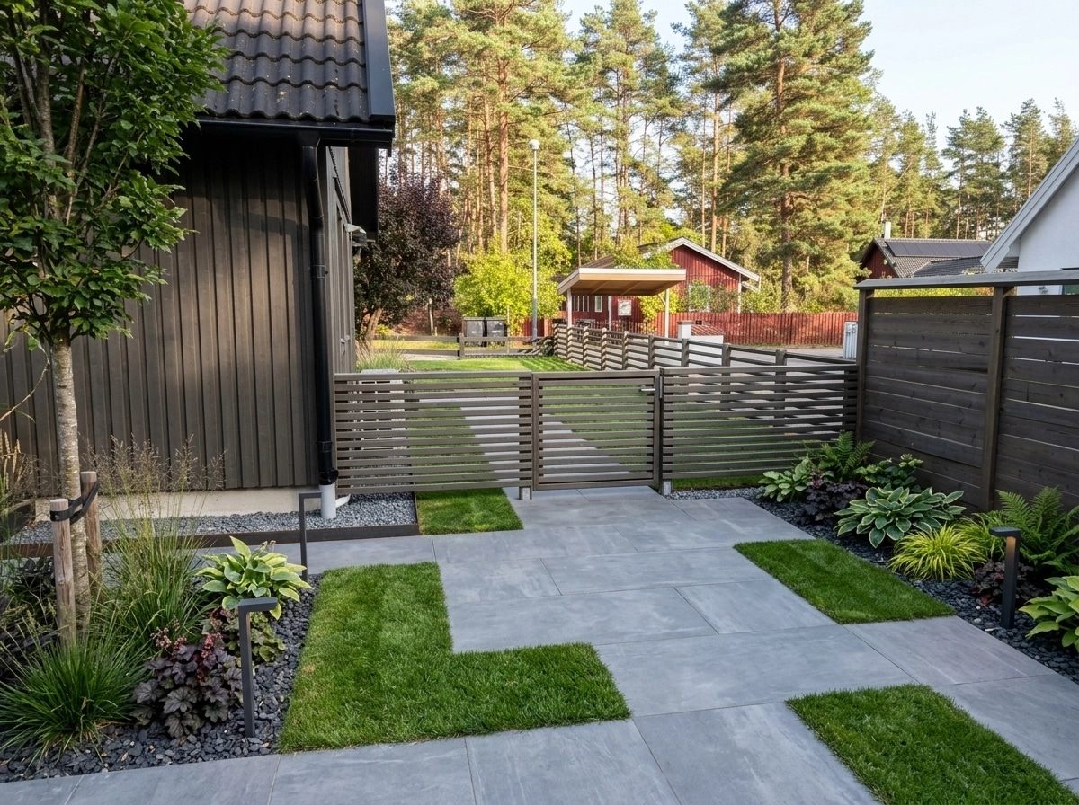 Landscape design in Contemporary Yard style — Yard by GenRoom AI