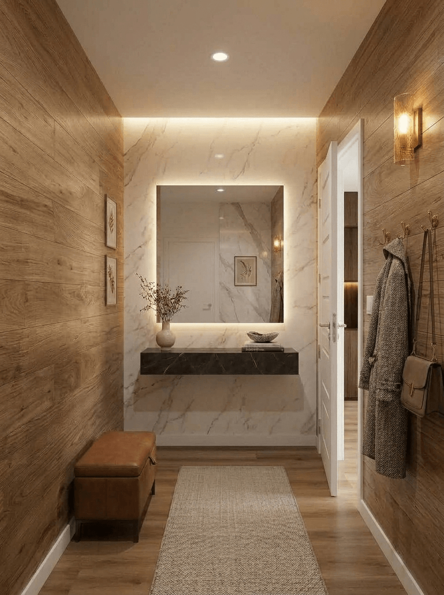 Hallway interior in no_style style — photo by GenRoom AI