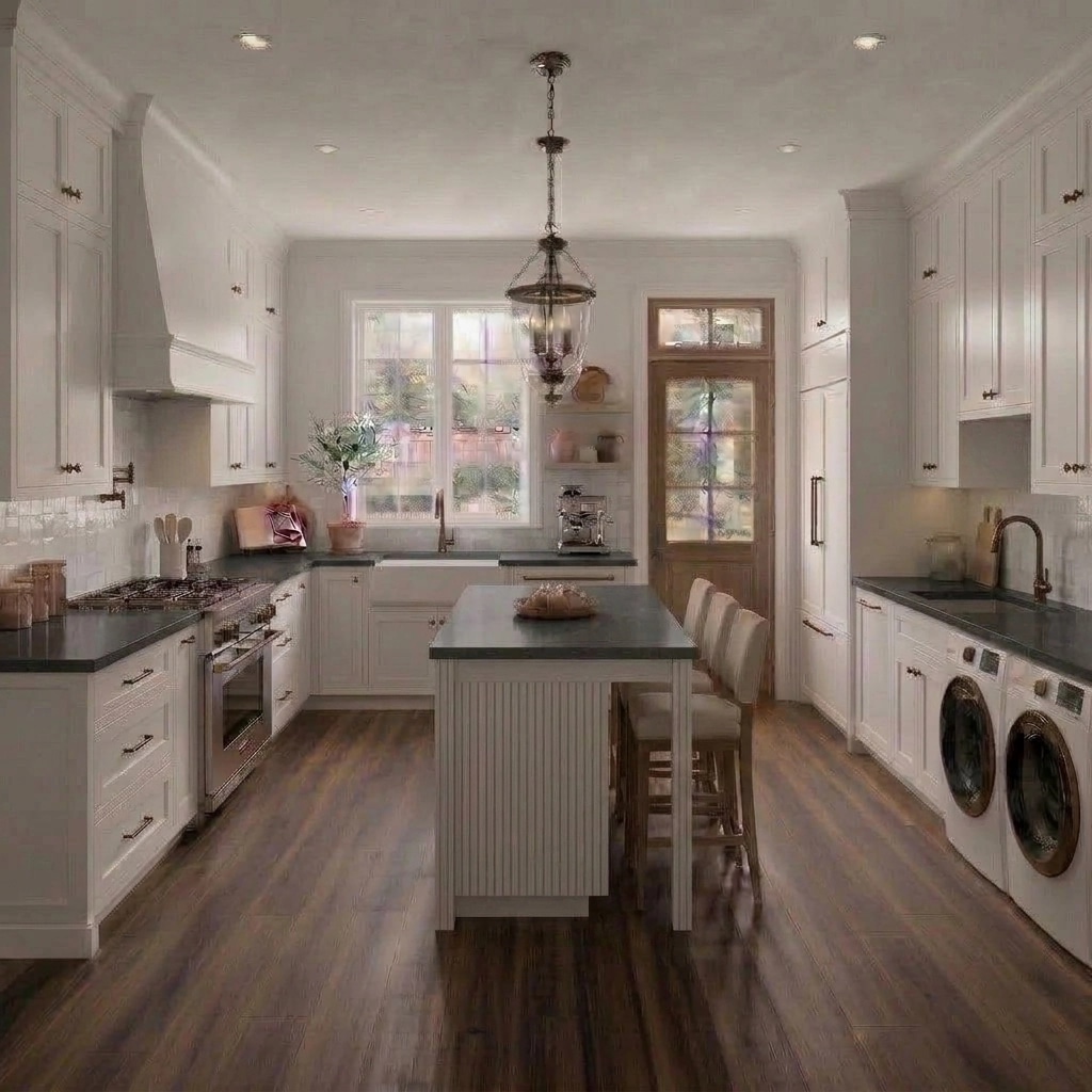 Interior design in Transitional style — Kitchen by GenRoom AI