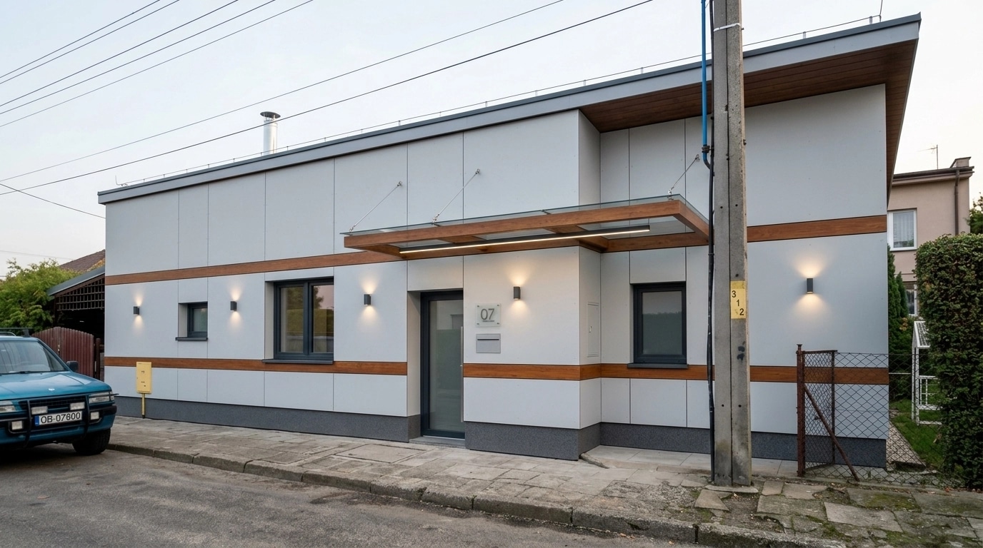 Scandinavian Facade Facade design — facade photo by GenRoom AI