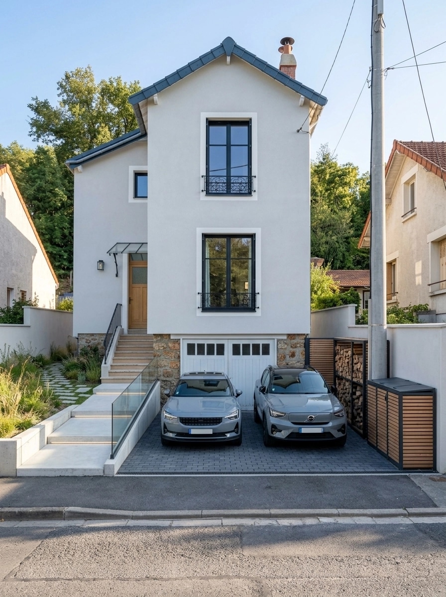 Scandinavian Facade Facade design — facade photo by GenRoom AI
