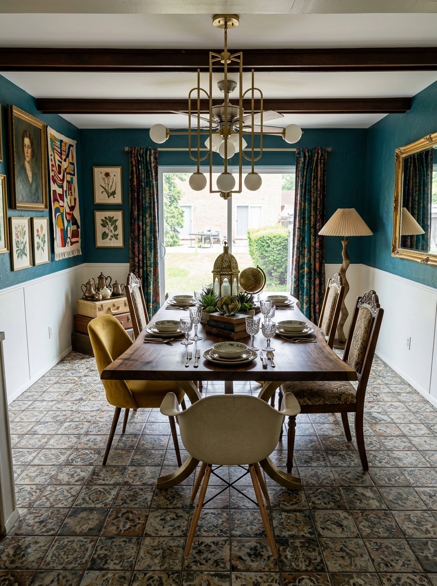 Interior design in Eclectic style — dining_room by GenRoom AI