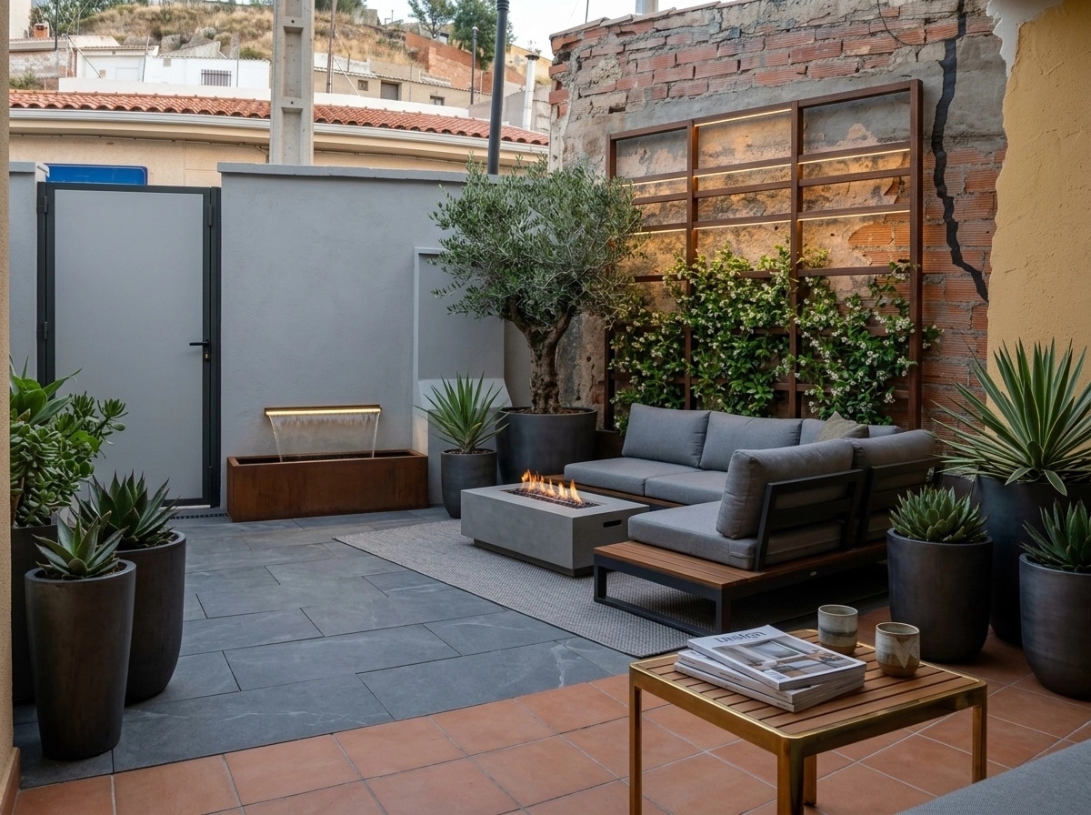 Landscape design in Contemporary Yard style — Yard by GenRoom AI