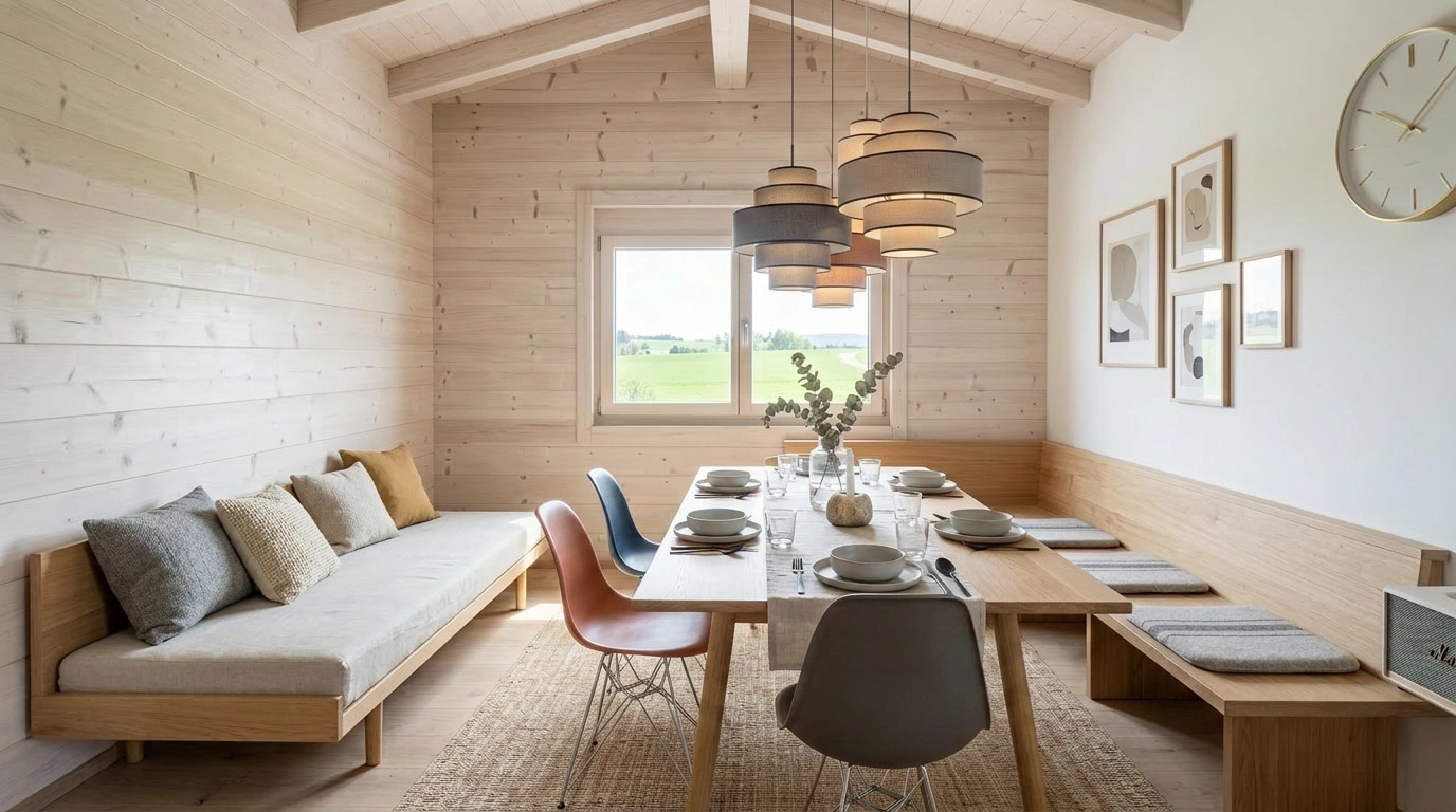 Interior design in Coastal / Hamptons style — dining_room by GenRoom AI