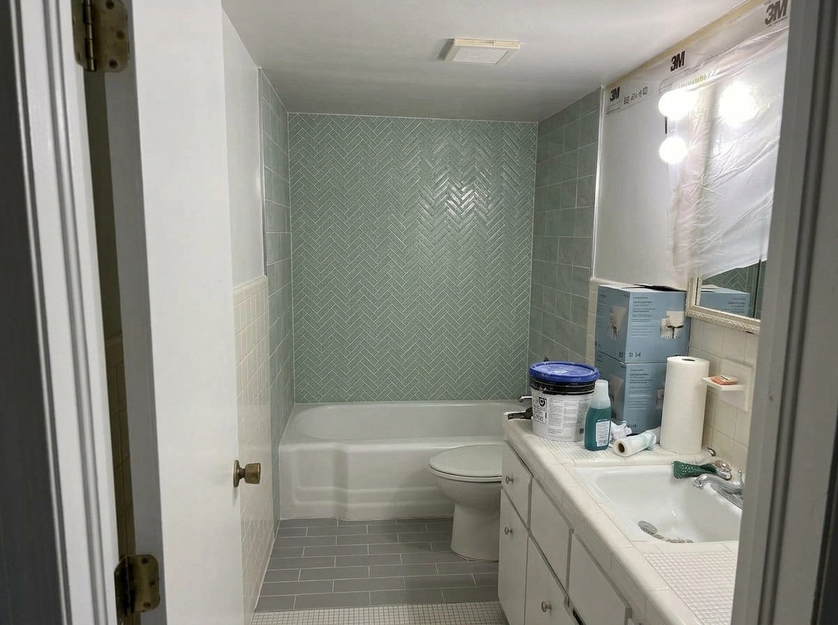 Bathroom interior in no_style style — photo by GenRoom AI