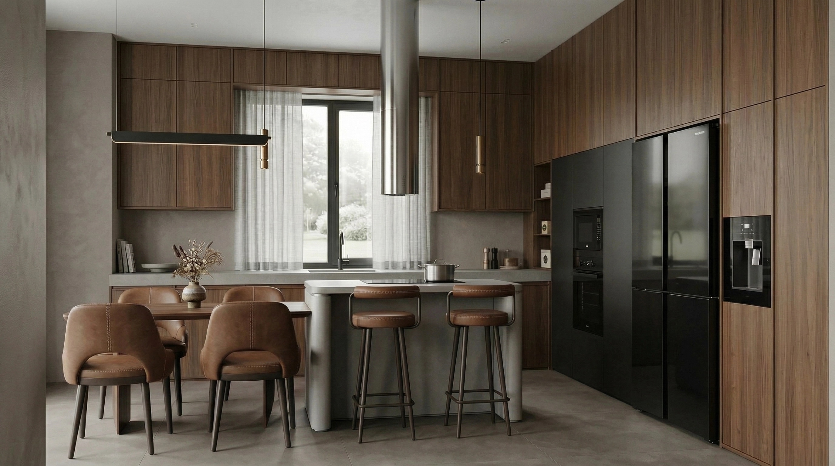 Minimalism Kitchen design — interior photo by GenRoom AI