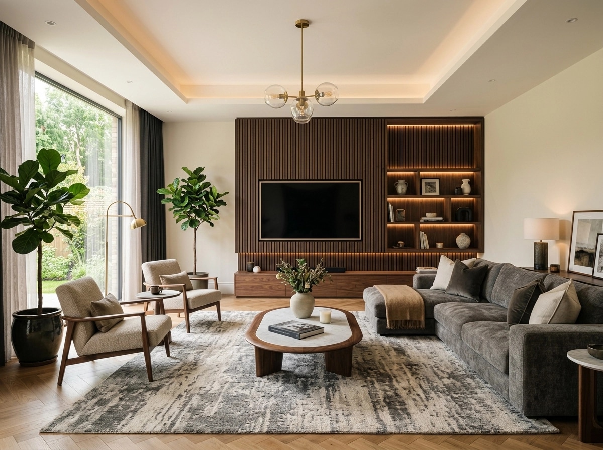 Interior design in Contemporary style — Living Room by GenRoom AI