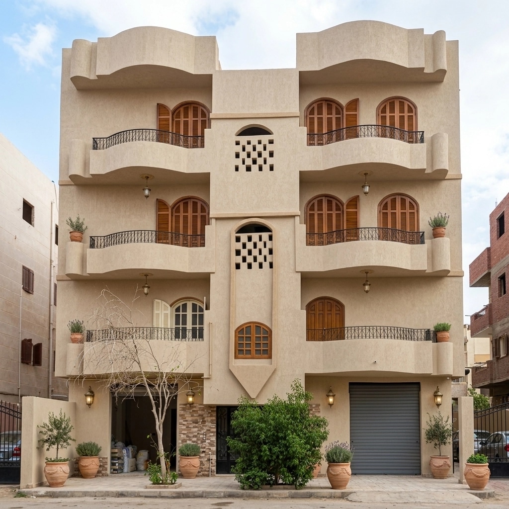 Hi-Tech Facade Cephe design — facade photo by GenRoom AI