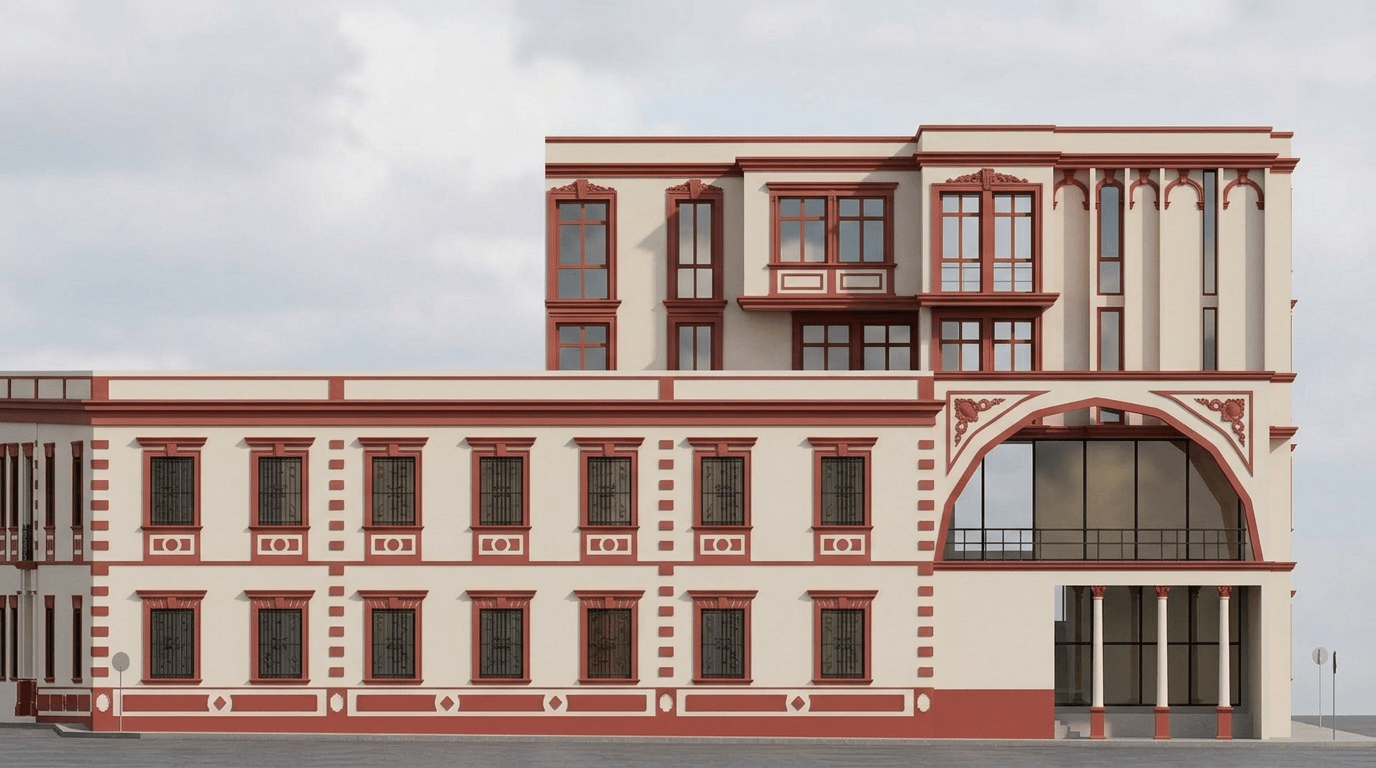 Classic Facade Facade design — facade photo by GenRoom AI