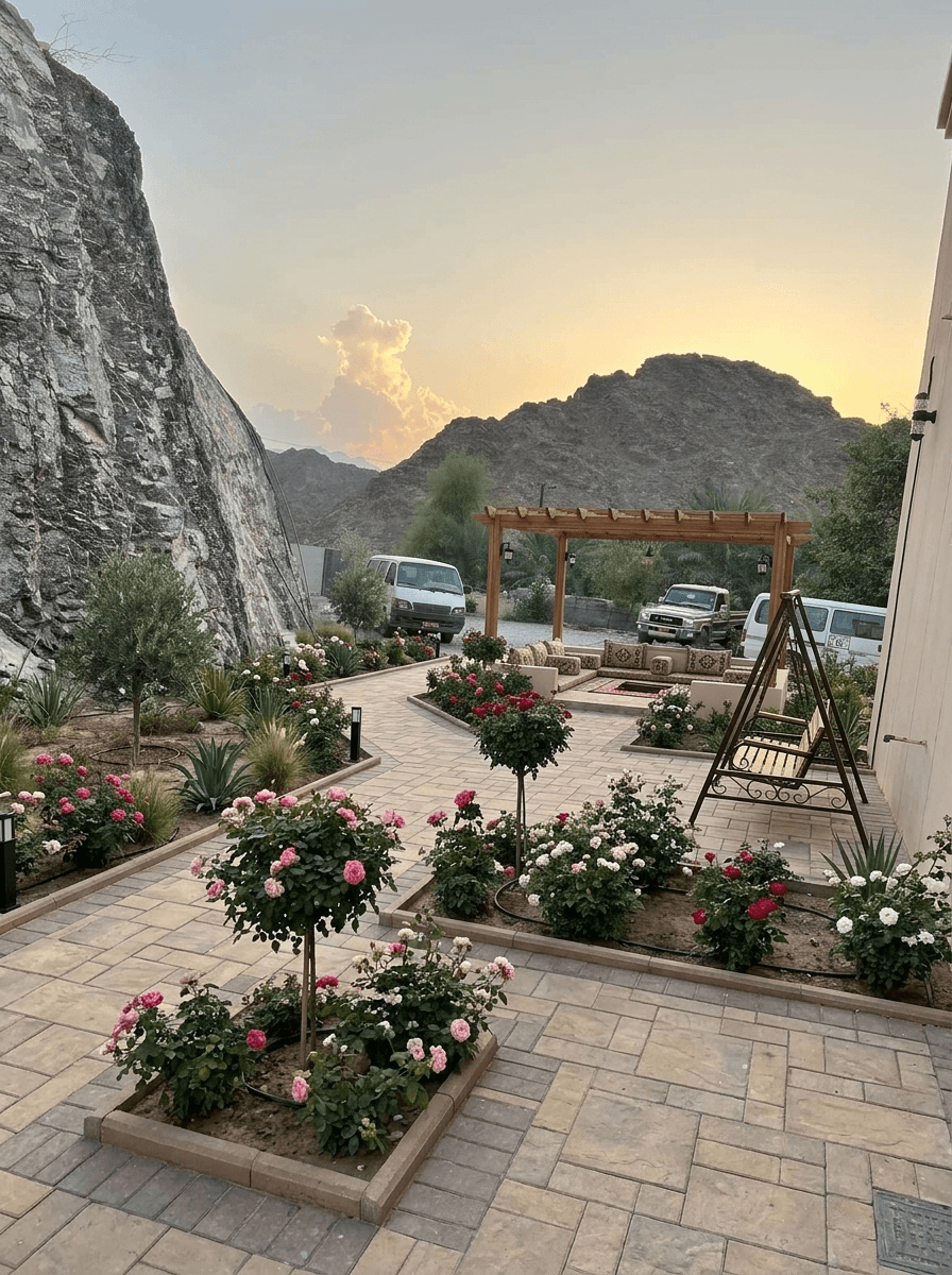 Yard design in no_style style — photo by GenRoom AI