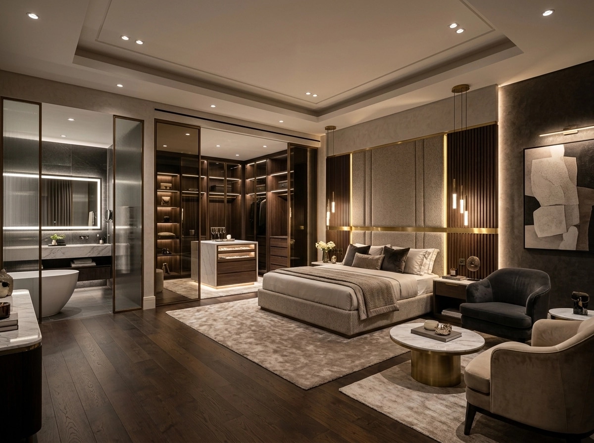 Contemporary Bedroom design — interior photo by GenRoom AI