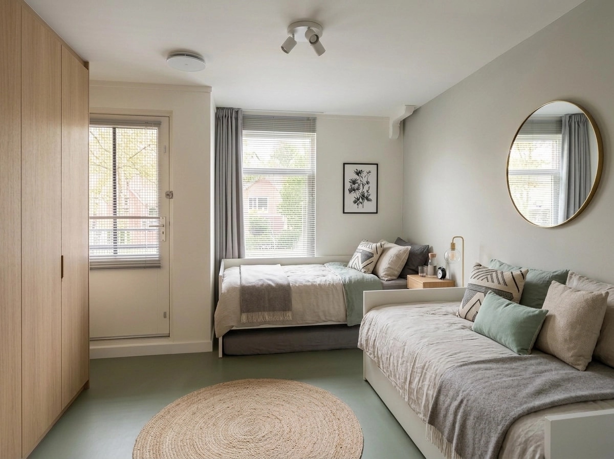Scandinavian Bedroom design — interior photo by GenRoom AI