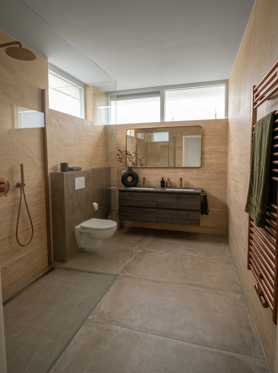 Interior design in Japandi style — Bathroom by GenRoom AI