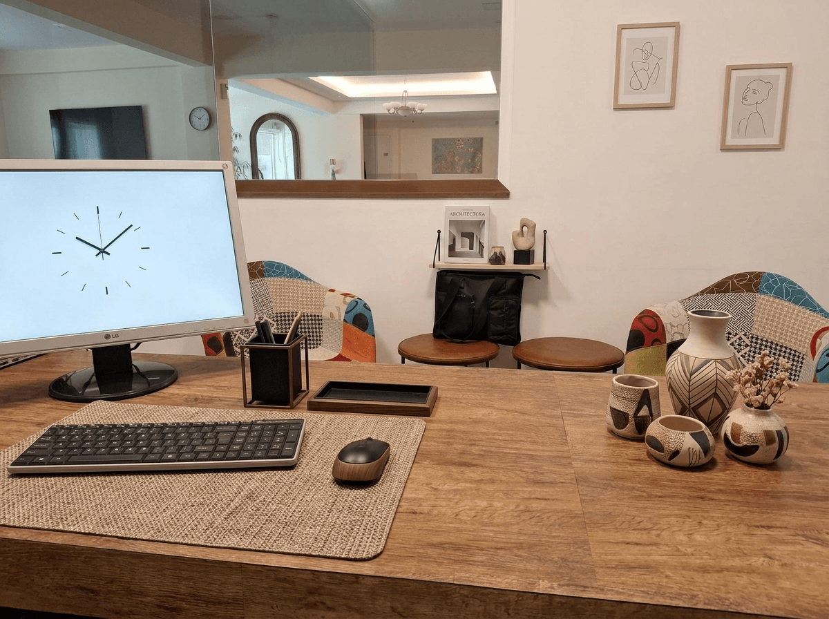 Office interior in no_style style — photo by GenRoom AI