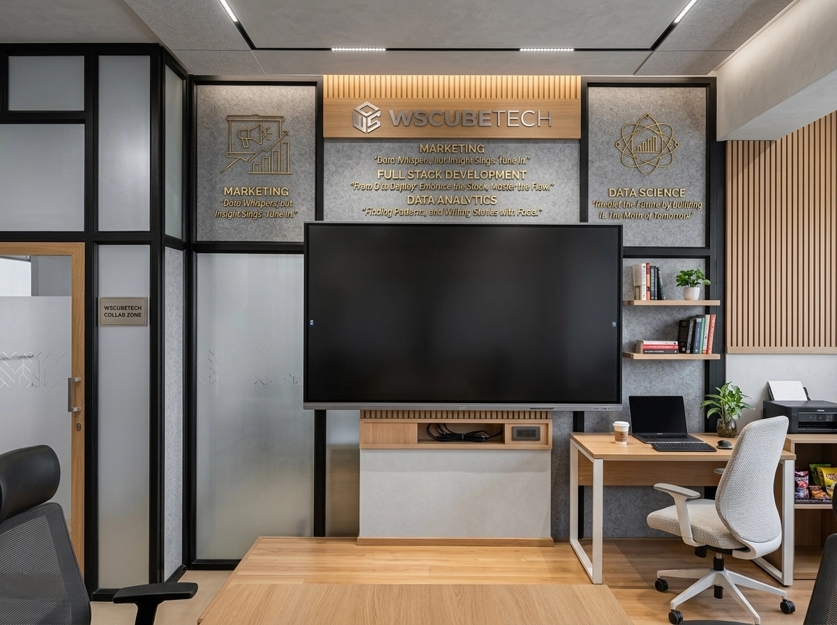 Interior design in Scandinavian style — coworking by GenRoom AI