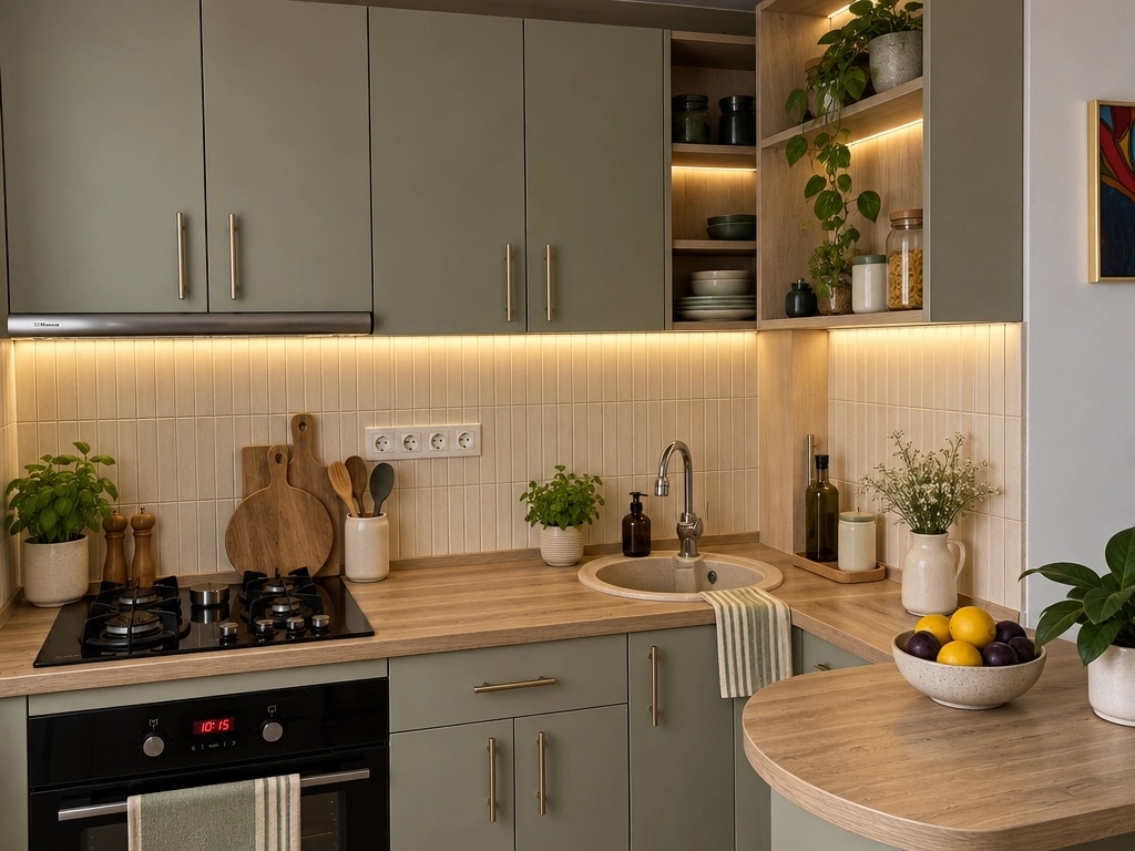 Kitchen interior in no_style style — photo by GenRoom AI