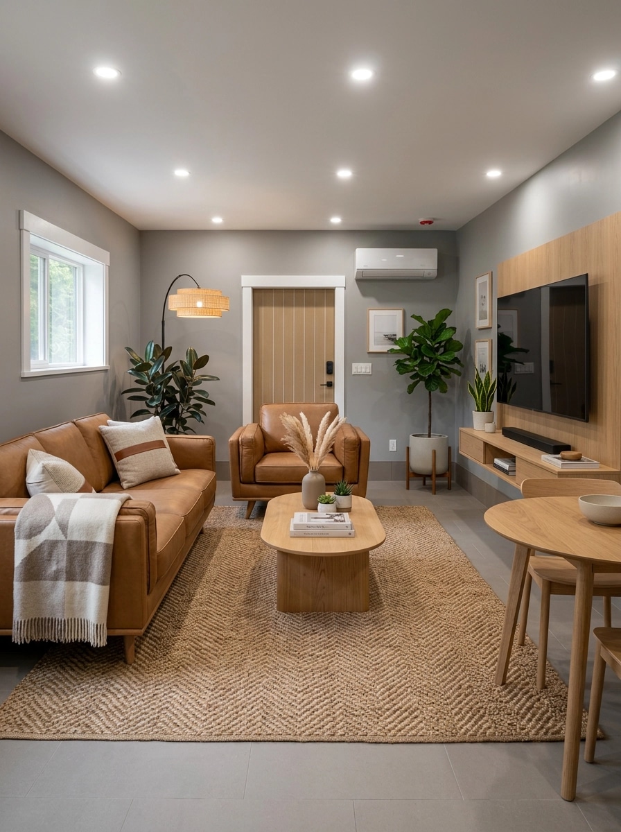 Scandinavian Living Room design — interior photo by GenRoom AI