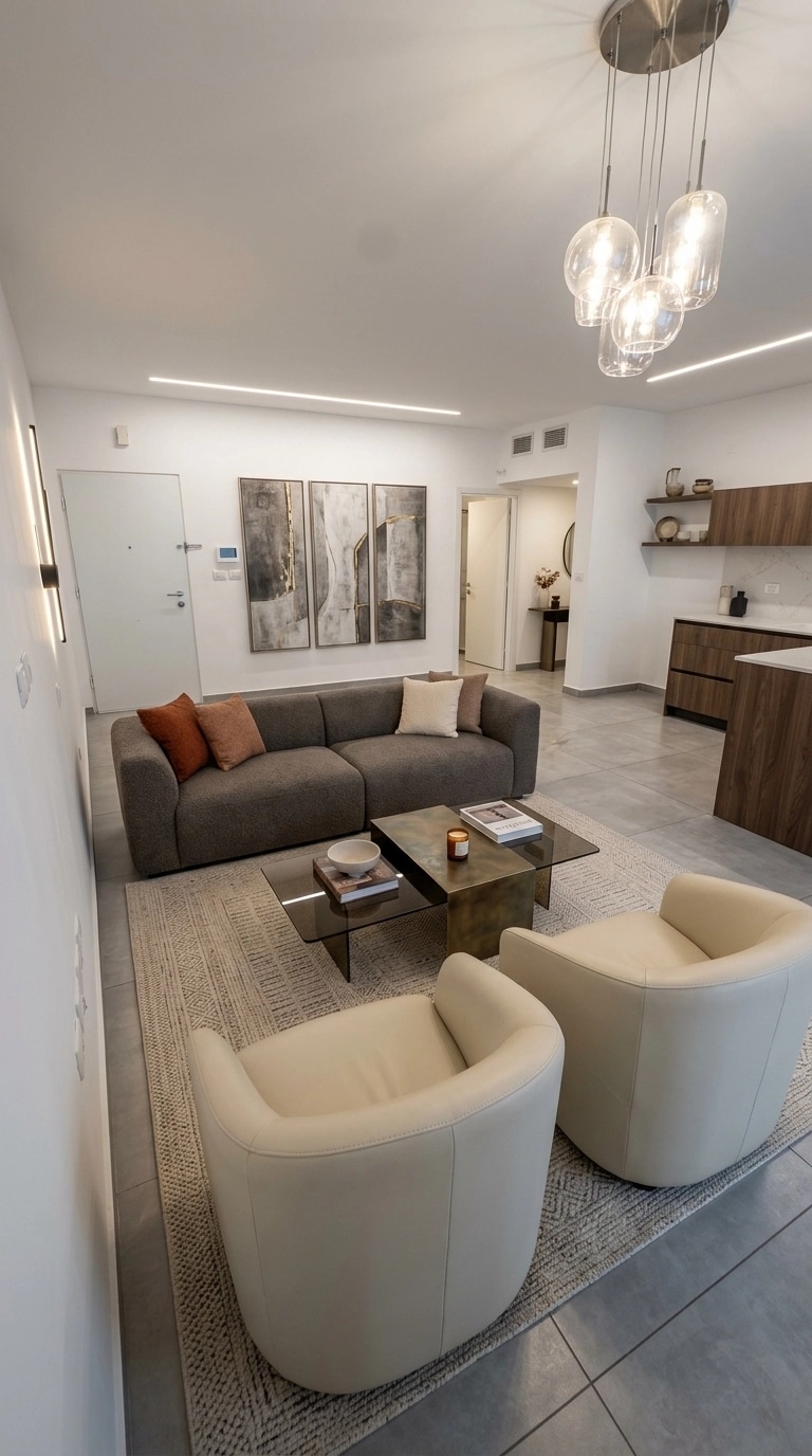 Interior design in Contemporary style — Living Room by GenRoom AI