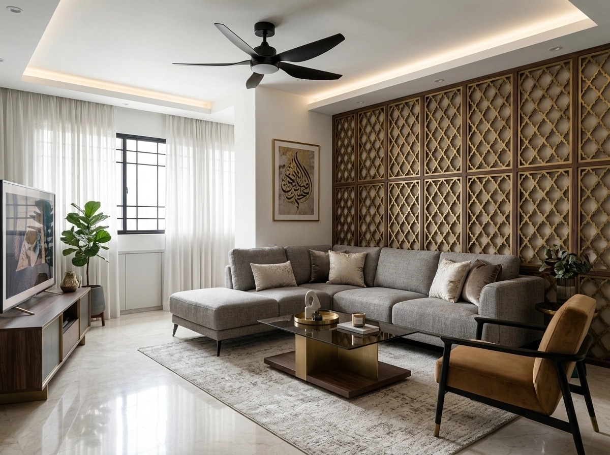 Interior design in Contemporary style — Living Room by GenRoom AI