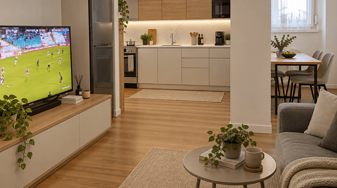 Minimalism Kitchen design — interior photo by GenRoom AI