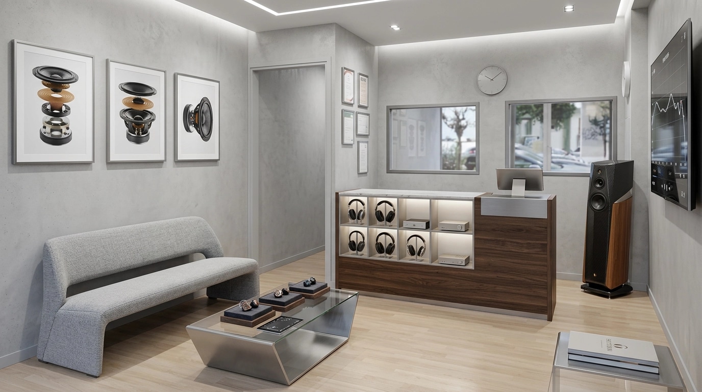 Interior design in Minimalism style — showroom by GenRoom AI