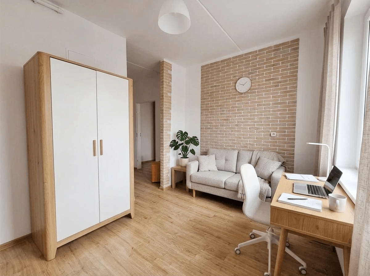 Interior design in Scandinavian style — Kitchen by GenRoom AI