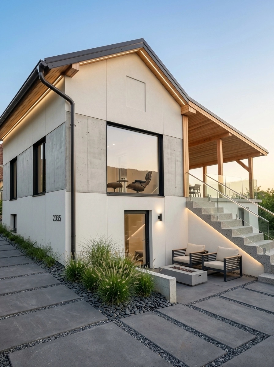 Facade design in Minimalist Facade style — Facade by GenRoom AI